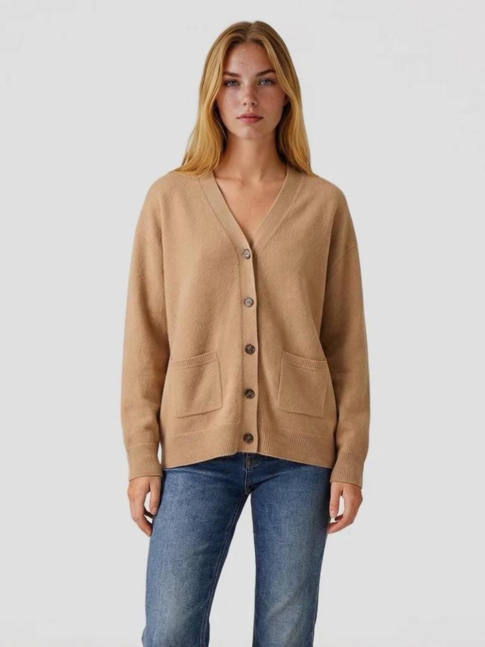 Naadam Cashmere Boyfriend Cardigan